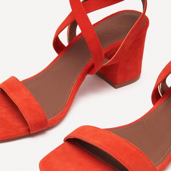 ba&sh CEQUOIA. Split Leather Sandals - Picture 5 of 12